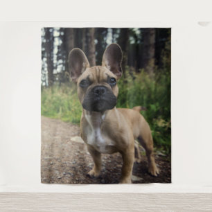 French Bulldog Throw Pillow Wandkleed