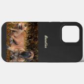 French Bulldog und Mastiff Freunde Case-Mate iPhone Case (Achterkant (horizontaal))