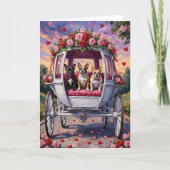 French Bulldog Valentine's Day  Kaart (Voorkant)