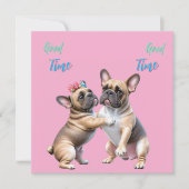French Bulldog  verliebt Valentinstag  (Voorkant)