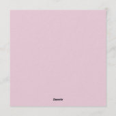 French Bulldog  verliebt Valentinstag  Kaart (Achterkant)