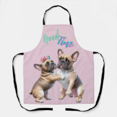 French Bulldog  verliebt Valentinstag  Schort (Voorkant)