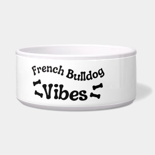 French Bulldog Vibes Keramische Hondenbak Voerbakje