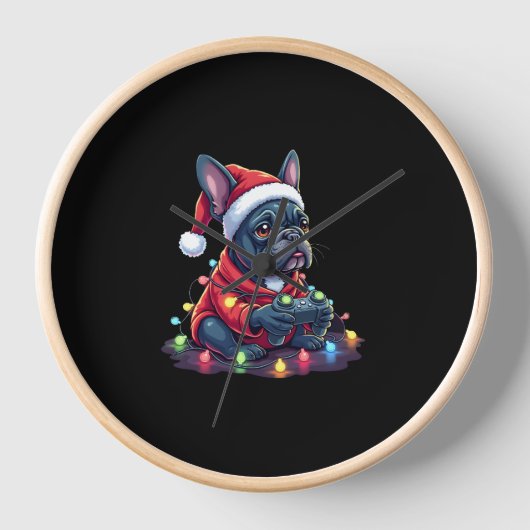 French Bulldog Video Game Controller Light Snow Sa (Voorkant)