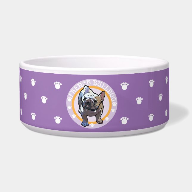 FRENCH BULLDOG VOERBAKJE (Voorkant)