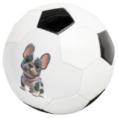 French Bulldog Voetbal (Drie kwart)