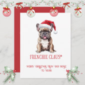 French Bulldog Whimsical Christmas | Feestdagenkaart
