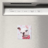 French Bulldog with Bow Tie Magneet (Insitu (Vaatwasser))