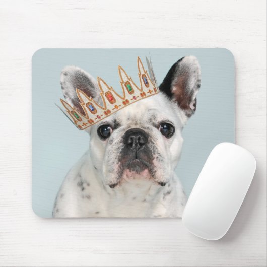 French Bulldog with Crown Muismat (Met muis)