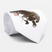 French bulldog with monocle stropdas (Opgerold)