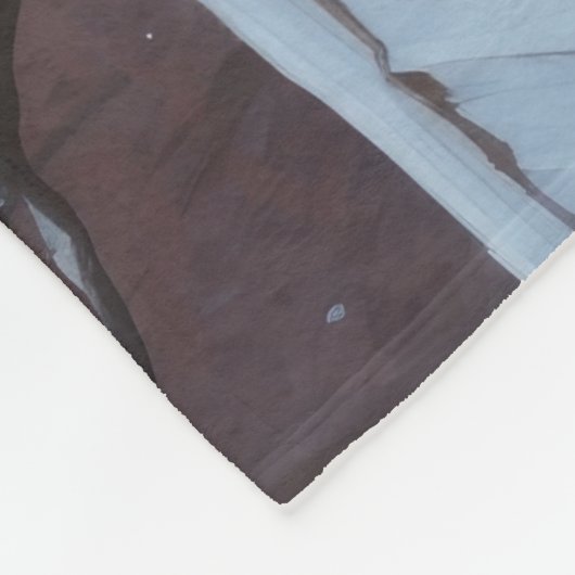 French Bulldogs Christmas Snow Holiday Fleece Deken (Hoek)