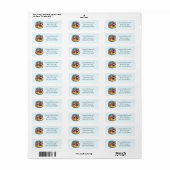 French Bulldogs Summer Pineapple Pool Float Etiket (Full Sheet)