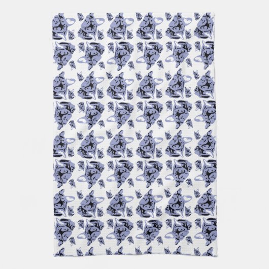 French Bulldogs Theedoek (Verticaal)