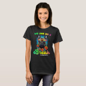 French Bulldogs We Are On A Break Hello Summer Tea T-shirt (Voorkant volledig)