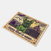 French Bulldogstein Happy Howl-o-ween Deurmat (Schuin)