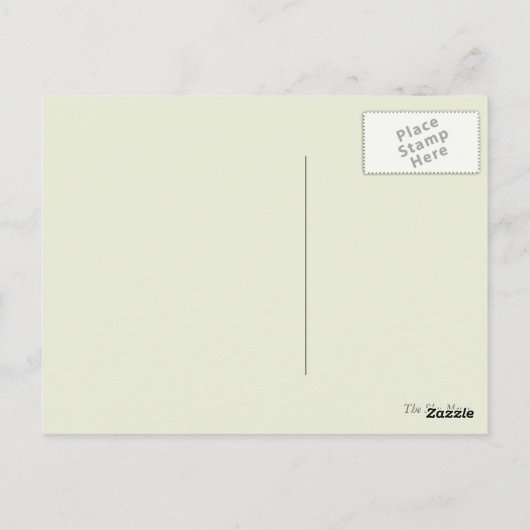 French Chair Postcard Briefkaart (Achterkant)