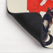 French Chocolate Party Steinlen Art Muismat (Hoek)