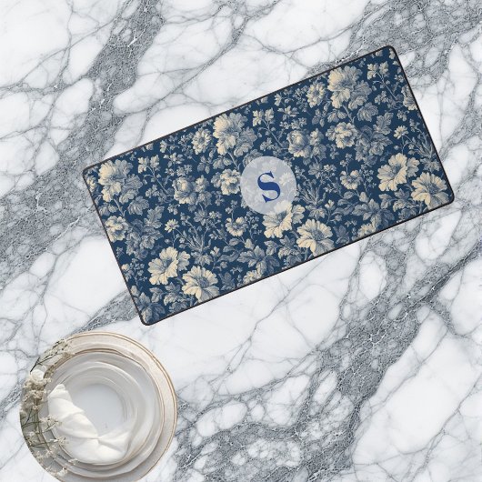 French Classic Toile Vintage Traditions Monogram  Bureaumat