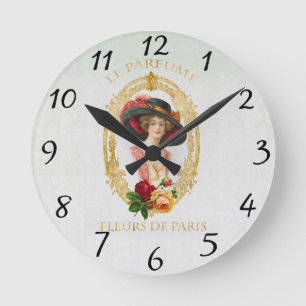 French Clock Vintage Ronde Klok