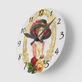 French Clock Vintage Ronde Klok (Hoek)