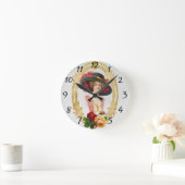 French Clock Vintage Ronde Klok (Huis)