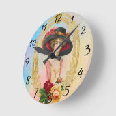 French Clock Vintage Ronde Klok (Hoek)