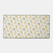 French Country Lemon Pattern Desk Mat (Voorkant)