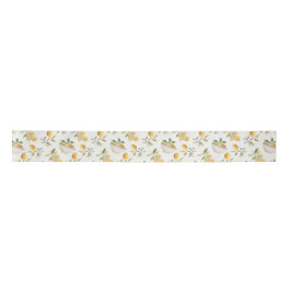 French Country Lemon Pattern Satijnen Lint