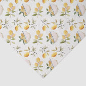 French Country Lemon Pattern Tissue Paper Tissuepapier (Detail)