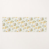 French Country Lemon Pattern Yoga Mat (Voorkant (horizontaal))