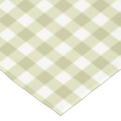 French Country Meadow Gingham - salie groen plaid. Tafelkleed (Gekanteld)