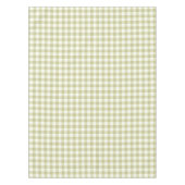 French Country Meadow Gingham - salie groen plaid. Tafelkleed (Voorkant)