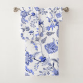 French County Blue Bad Handdoek (Insitu)