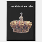 French Crowned Jewels Before Theft Magneet (Voorkant)