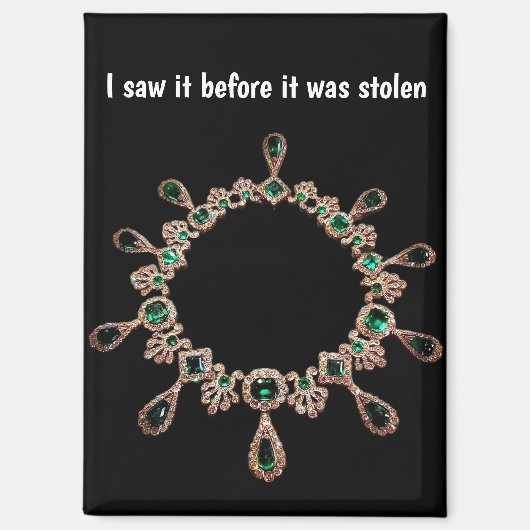 French Crowned Jewels Before Theft Magneet (Voorkant)