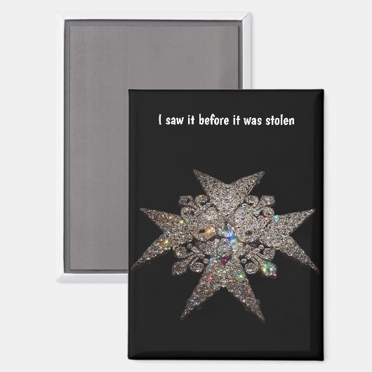 French Crowned Jewels Before Theft Magneet (Voorkant / Achterkant)