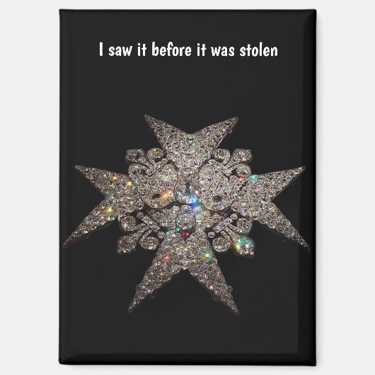 French Crowned Jewels Before Theft Magneet (Voorkant)
