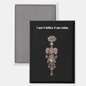 French Crowned Jewels Before Theft Magneet (Voorkant / Achterkant)