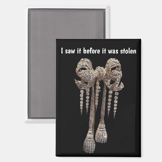 French Crowned Jewels Before Theft Magneet (Voorkant / Achterkant)
