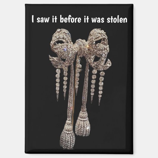 French Crowned Jewels Before Theft Magneet (Voorkant)