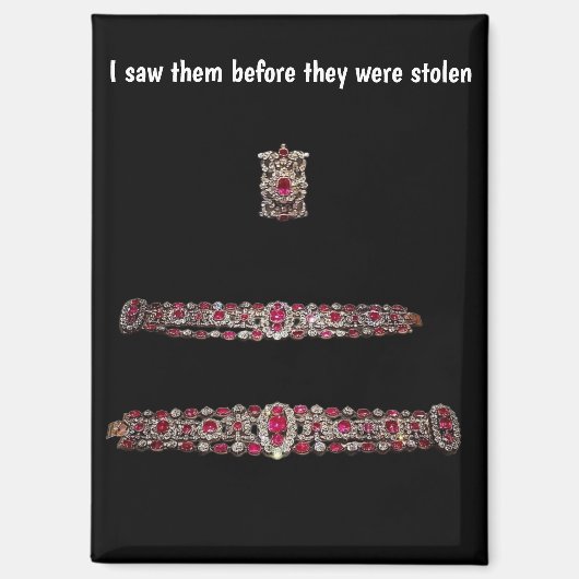 French Crowned Jewels Before Theft Magnet (Voorkant)