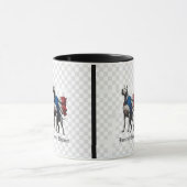 French Dog Force and Elegance Mug Mok (Midden)