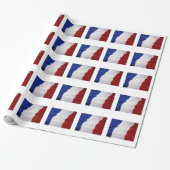 FRENCH FLAG CADEAUPAPIER (Uitgerold)