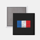 French Flag France Flag Viva La France Magneet (Voorkant / Achterkant)