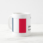 French Flag & National Anthem Title & Some Lyrics Koffiemok (Voorkant links)