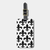 French Fleur de lis Pattern Classic Bagagelabel (Voorkant verticaal)