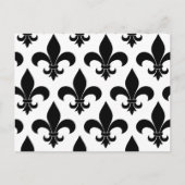French Fleur de lis Pattern Classic Briefkaart (Voorkant)