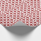 French Fleur de lis Pattern Classic Cadeaupapier (Hoek)