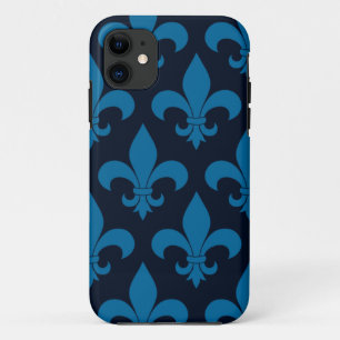 French Fleur de lis Pattern Classic Case-Mate iPhone Case