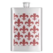 French Fleur de lis Pattern Classic Heupfles (Voorkant)